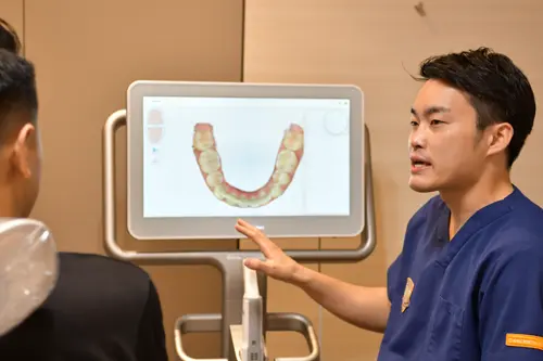 iTeroで治療後の歯並びをシミュレーション