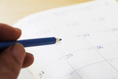 スケジュール帳