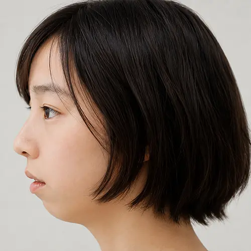 口元を引っ込める矯正治療のイメージ画像