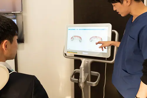 3Dシミュレーションを確認するイメージ