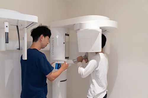CTスキャンによる精密検査のイメージ