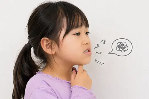 受け口による発音・滑舌への影響イメージ