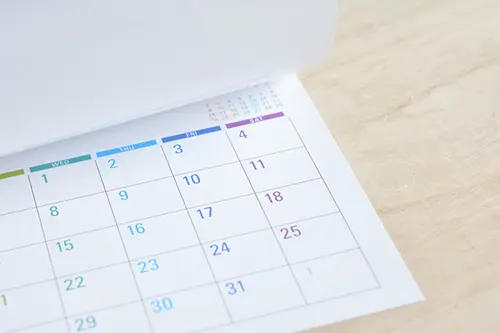 矯正治療の期間スケジュールイメージ