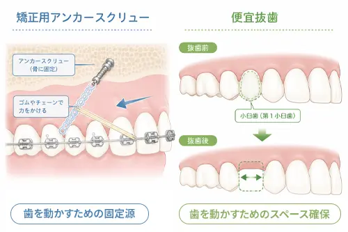 矯正治療にかかる追加費用の内訳イメージ