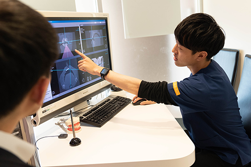 違和感を相談する患者